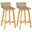 Tyringham Counter Stool with Solid Wood Frame