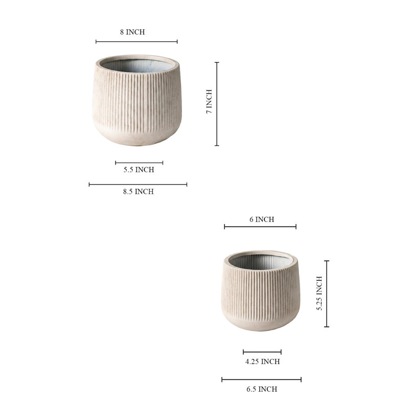 Vase Serene Spaces Living Terra Ensemble