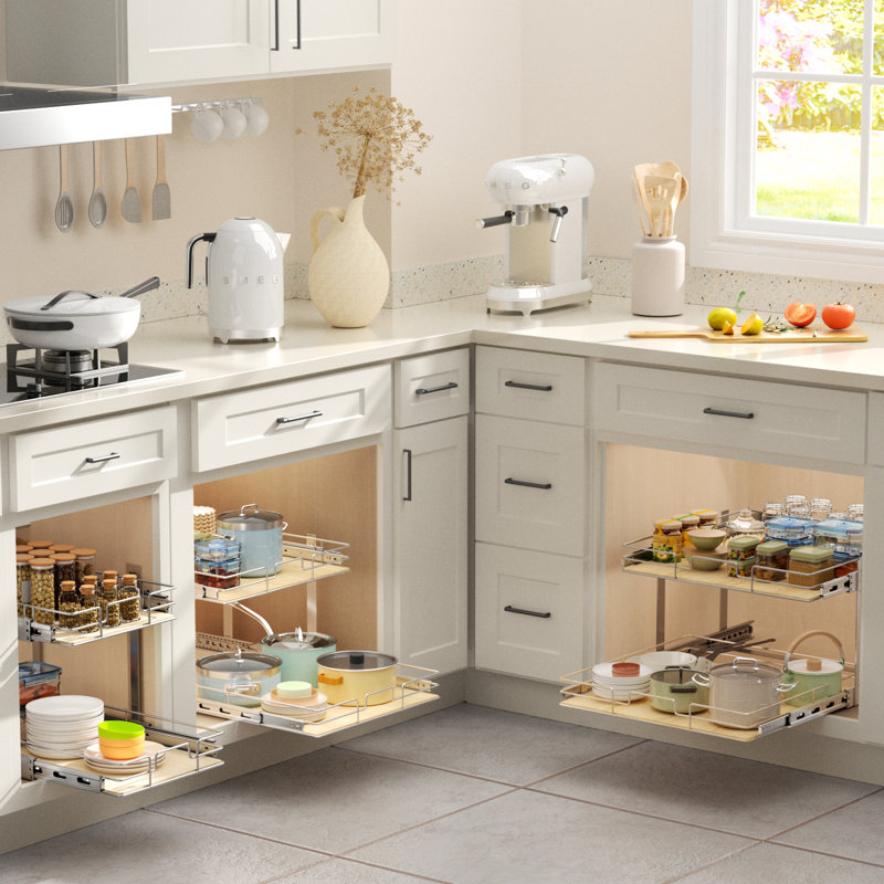 Rashun Pull Out Drawer, 15.50" H x 16.50" W x 21.50" D