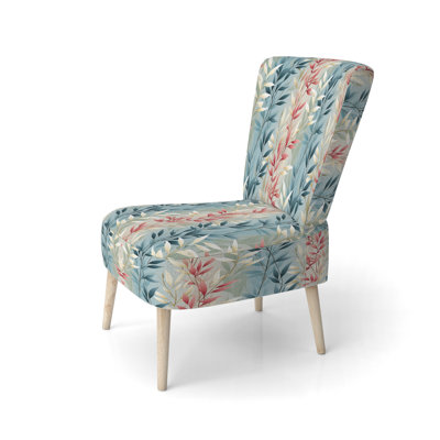 Chaise d'appoint rembourrée et sarcelle Natures