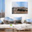 Coussin lombaire panoramique cityscape de jérusalem