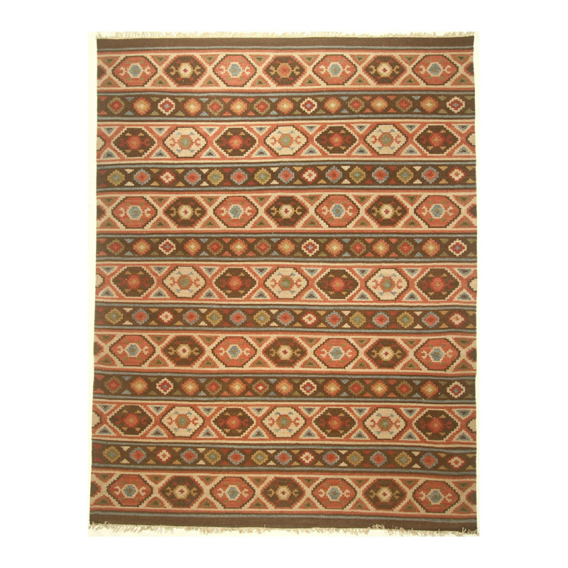 Flatweave Ikat Area Rug