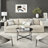 Abhaki Frame Faux Marble Top Coffee Table-154550901