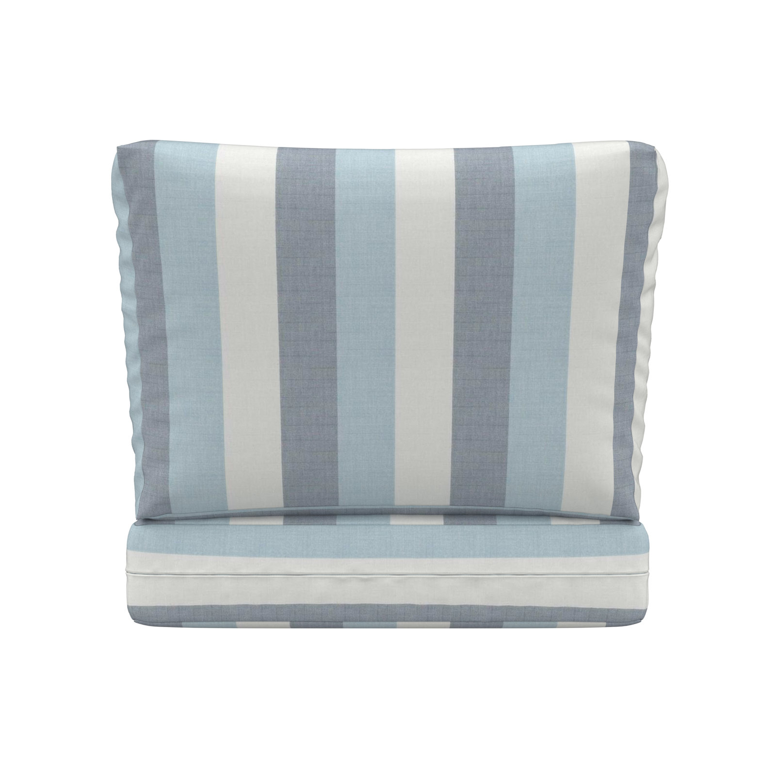Amala 25" Sunbrella® Seat and Back Cushion, Sunbrella Direction Dew