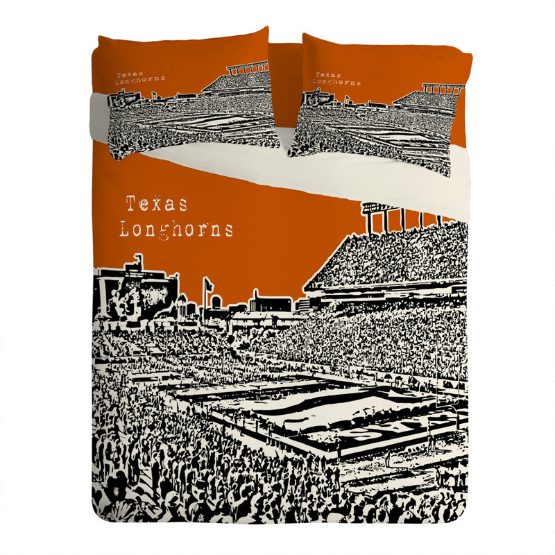 Bird Ave Texas Longhorns Pillowcase, King