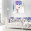 Portrait of Beautiful Girl - Coussin décoratif imprimé Street Art