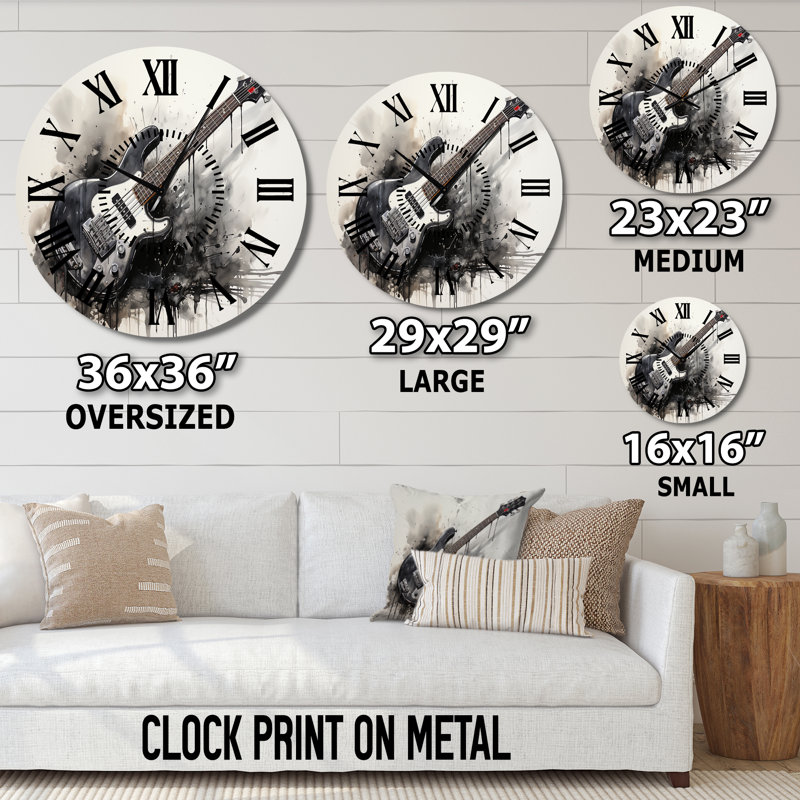 Horloge murale Brown, Médium