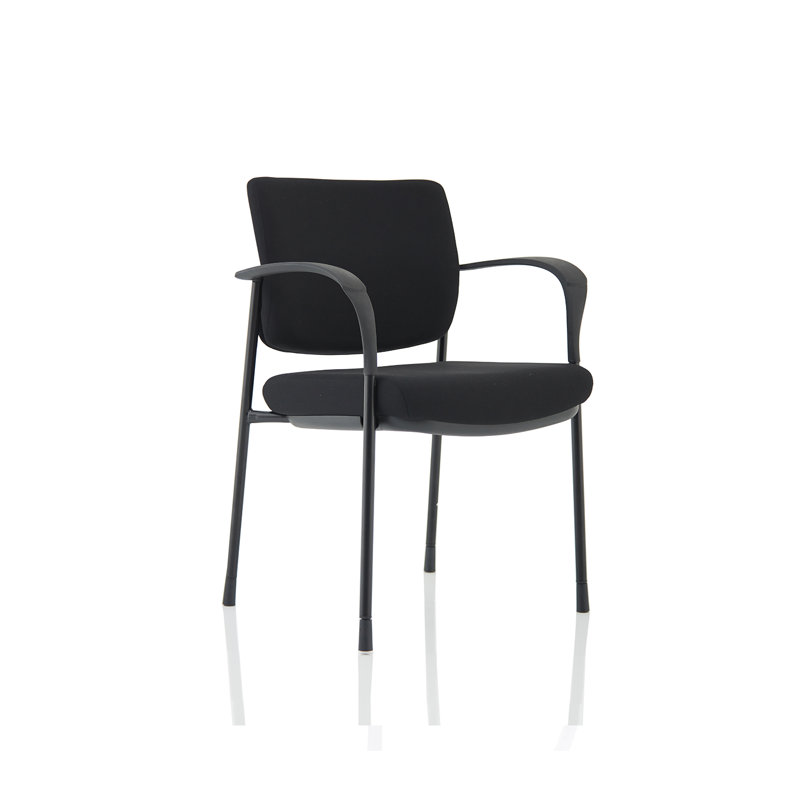 Margia Upholstered Armchair, Black, Black