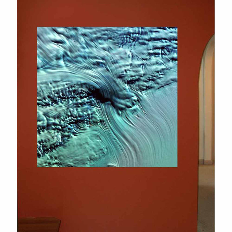 Adhésif décoratif cascade de glace, H 48 po x l 48 po