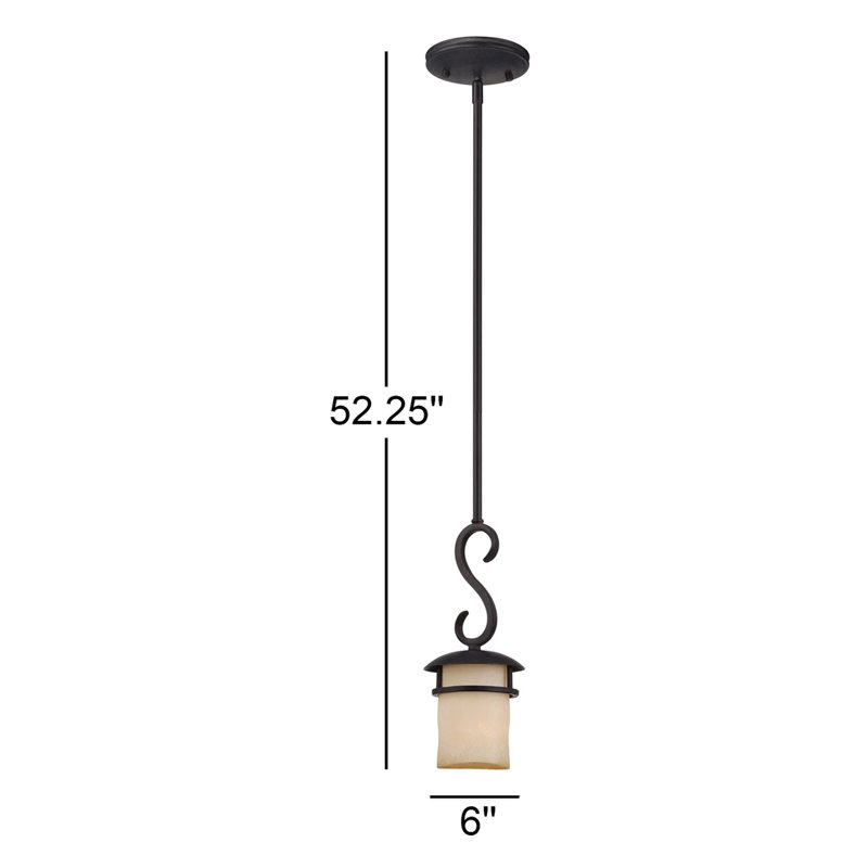 Luminaire suspendu cylindrique 1 lumière Bublitz