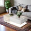 Table basse Flora avec plateau brillant, éclairage DEL et rangement-1013790011
