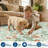 Floral Machine Washable Rug with Rubber Backing for Living Room Durable Vintage Floor Carpet Easy-Cleaning Rug-399193692-399193680