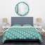 Ensemble de housse de couette abstrait à mid-century vi-40702485