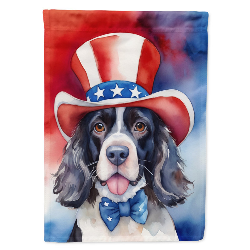 Drapeau patriotique du jardin américain, Épagneul Springer anglais