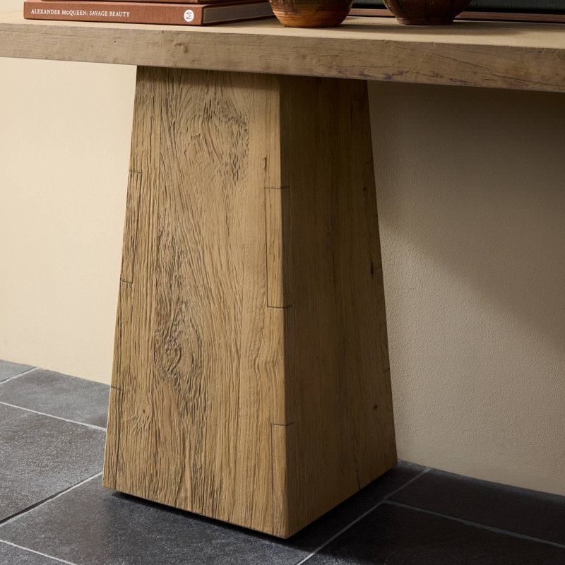 Atlas 70'' W Console Table, Bleached Alder