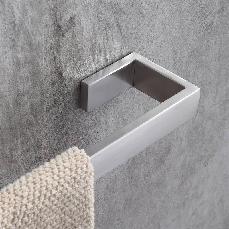 Barre à serviettes murale 24,4 po, Nickel brossé