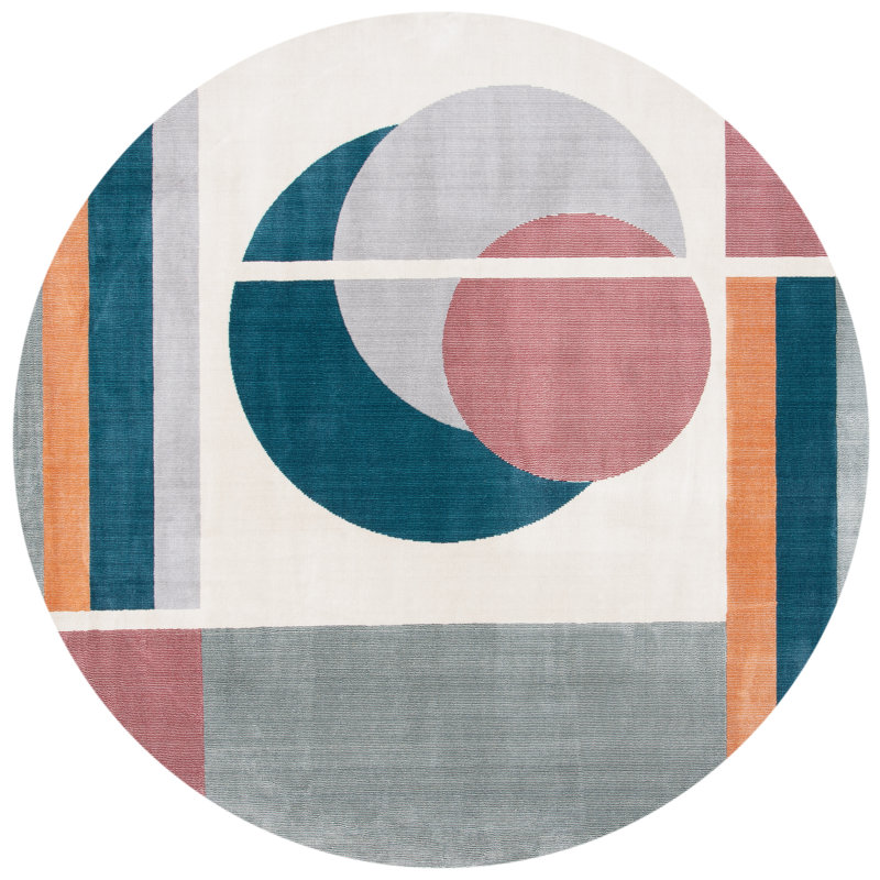 Tapis géométrique Honeycutt 300 Performance, Rond 6 pi 7 po