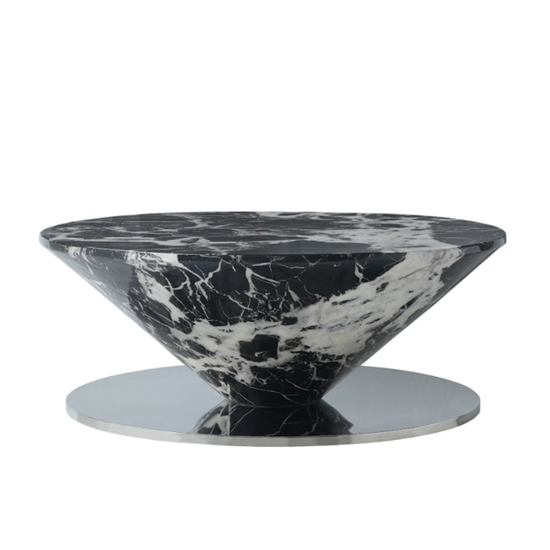 Marble patterned coffee table
