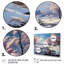 Winter Rivier Tranquility II, reproduction d'art sur toile-2113464753-2113464752