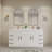 72" Freestanding Double Bathroom Vanity Set with Drawers and Doors-70381273