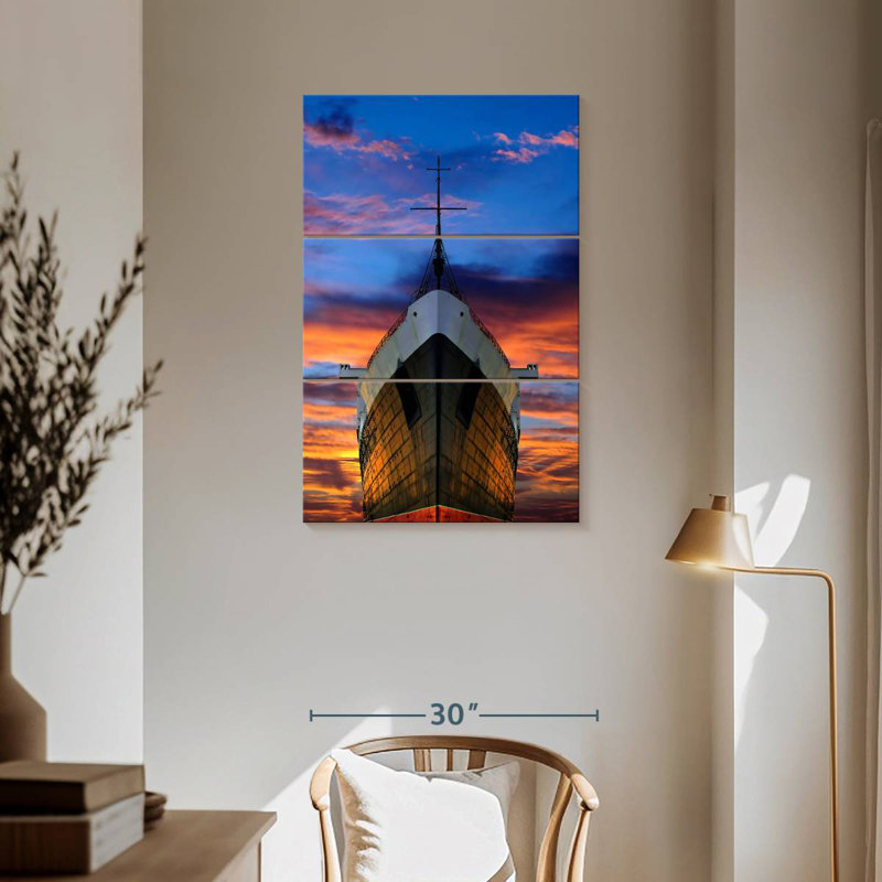 Mehar Ship Head, 57" H x 36" W