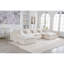 Canapé en velours surdimensionné Cloud-Like Comfort, conception modulaire spacieuse pour les salons