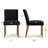 18.5'' Seat Height Linen Upholstered Solid Wood Dining Chair-309950786