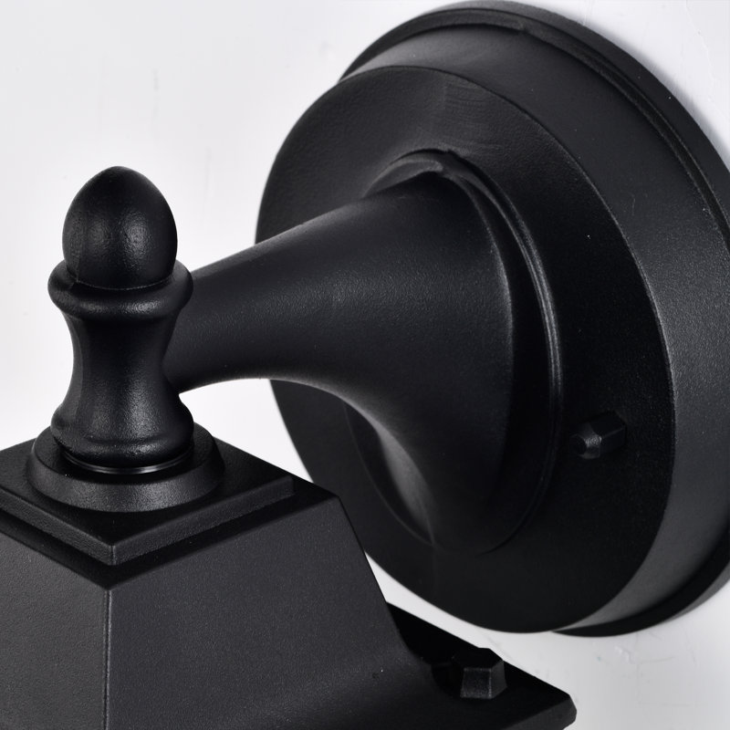 applique murale d'extérieur noire 2 paquets d'éclairage