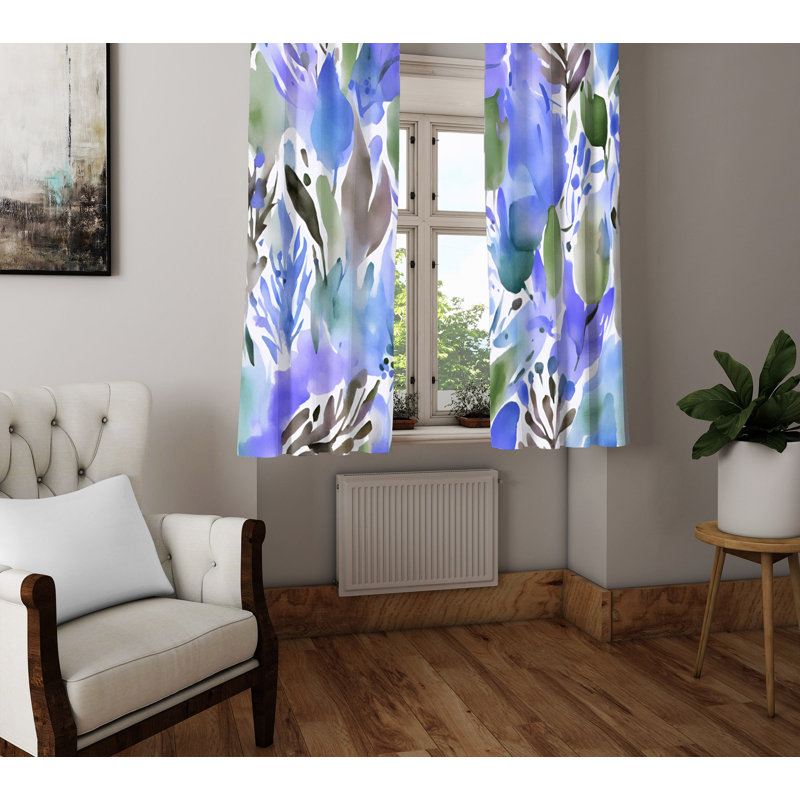 Semi Sheer Curtain Pair, 56" W x 78" L