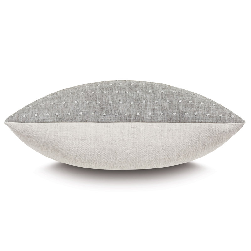 Clearview Square Pillow Cover & Insert, Gray, 22" x 22"