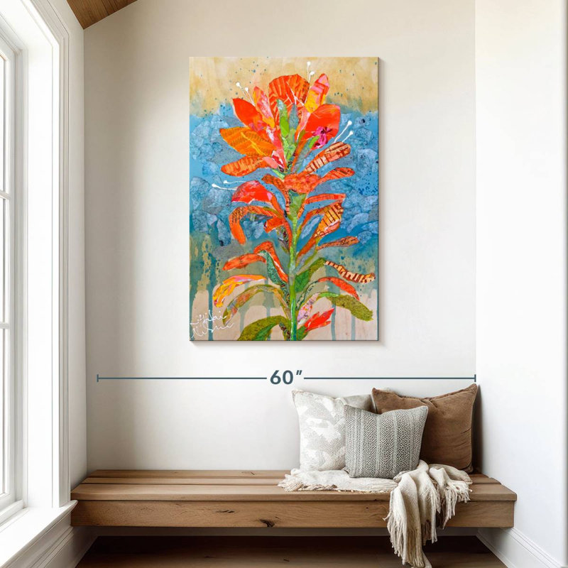 Harnek Indian Paintbrush I, H 45 po x l 30 po