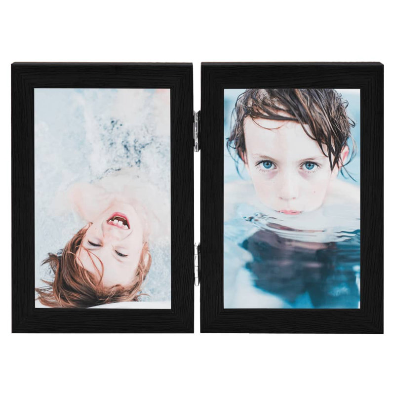 Brandisha Wood Picture Frame, Black, 29.7cm H x 21cm W x 0.5cm D