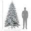  Arbre de Noël articulé enneigé avec support en métal-491770531