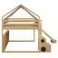 Lit mezzanine en bois avec structure en forme de maison et tente-69461872-69461879