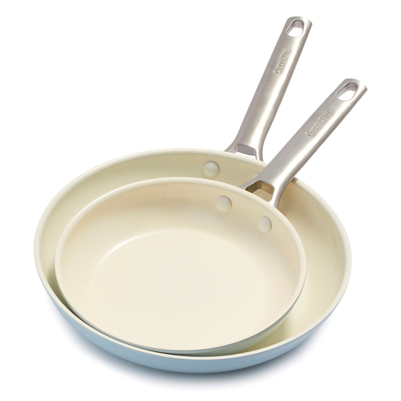 GreenPan Padova 8 and 10 in. Healthy Ceramic Non-Stick Frying Pan Set