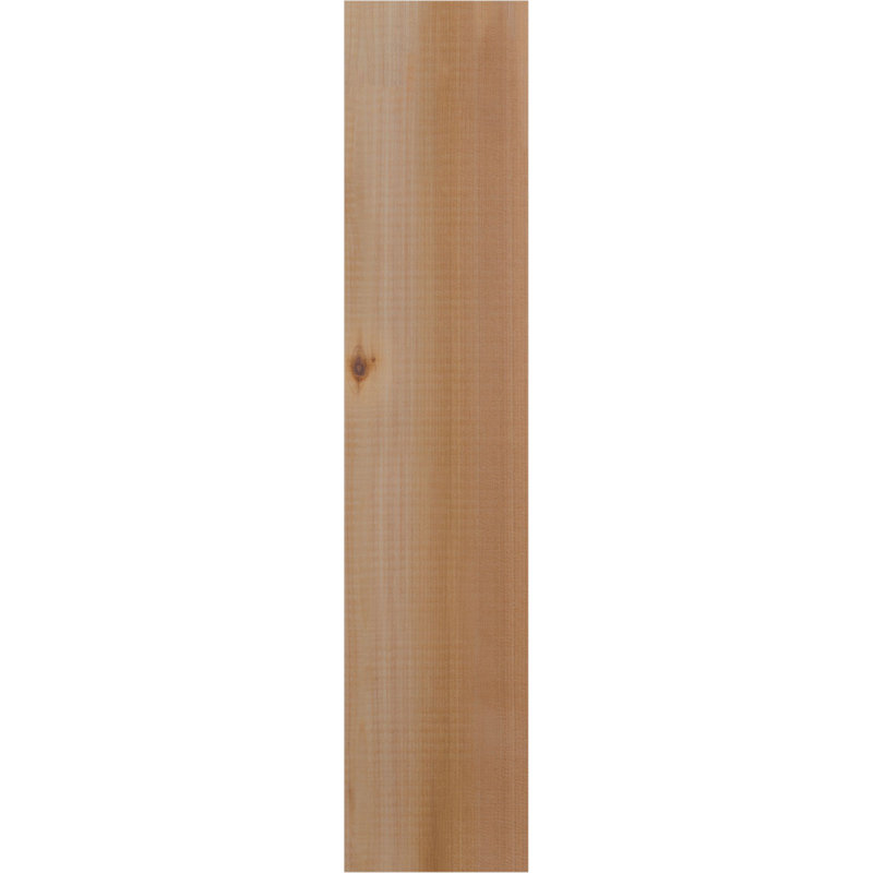 Yorkshire Yorktown avec plaque arrière, H 26 po x l 5,5 po x P 10 po, Cèdre rouge, Lisse