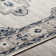 Tapis oriental bleu marine / gris clair Gittens
