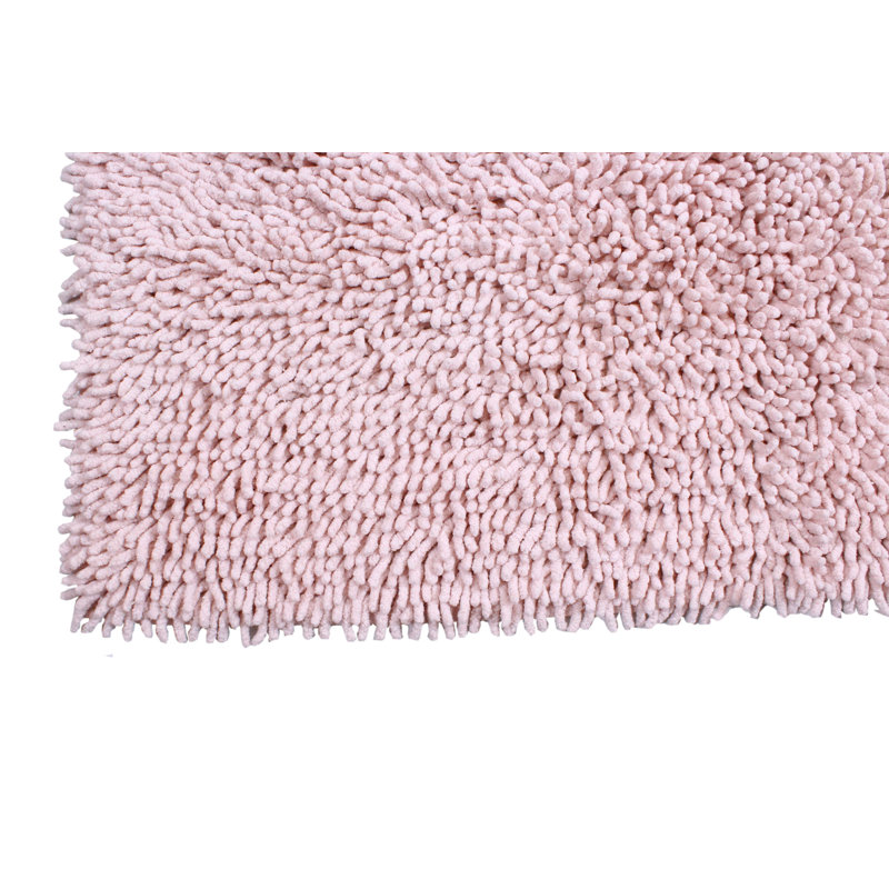 Descente de bain, Rose bonbon