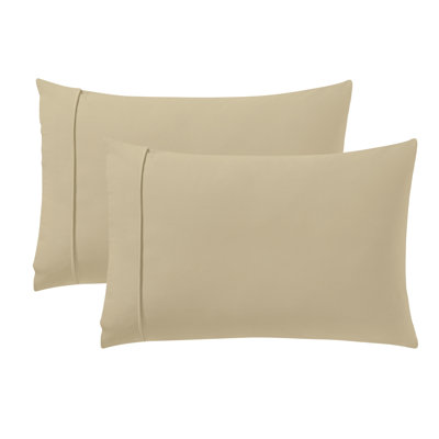 Taies d'oreiller en flanelle unie ultra douce par Sweet Home Collection