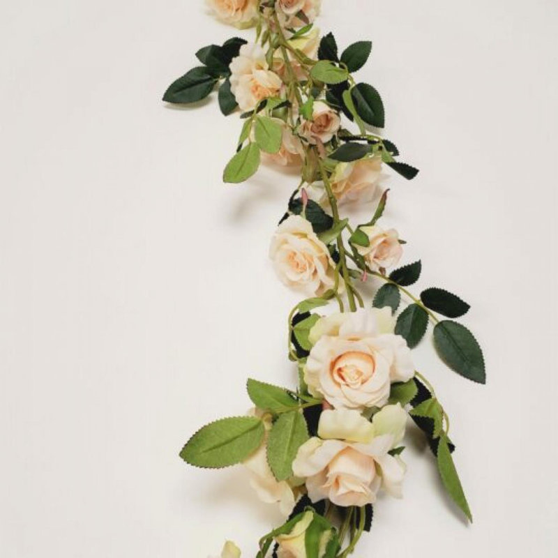Guirlande pêche et rose