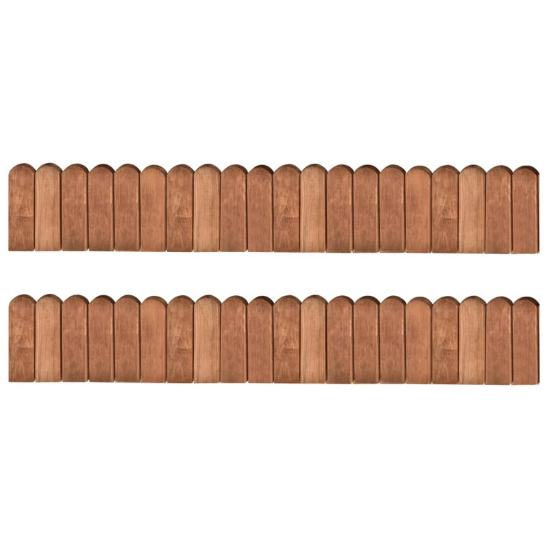 Jarrell Wood Lawn Edging, Brown