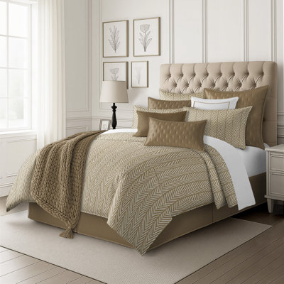 Ensemble de couvre-lit et de 2 taies décoratives Rustic