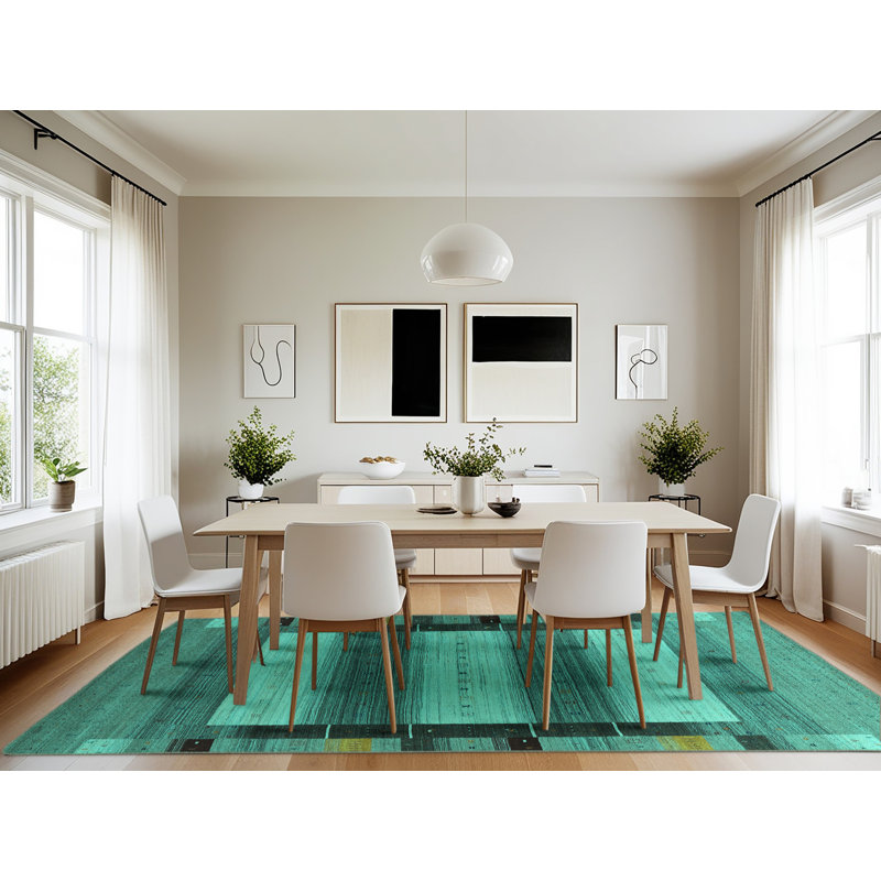 Maeleah Performance Abstract Indoor Rug, Rectangle 7' x 10'