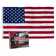 Double Sided 36'' H x 60'' W Polyester Independence Day House Flag