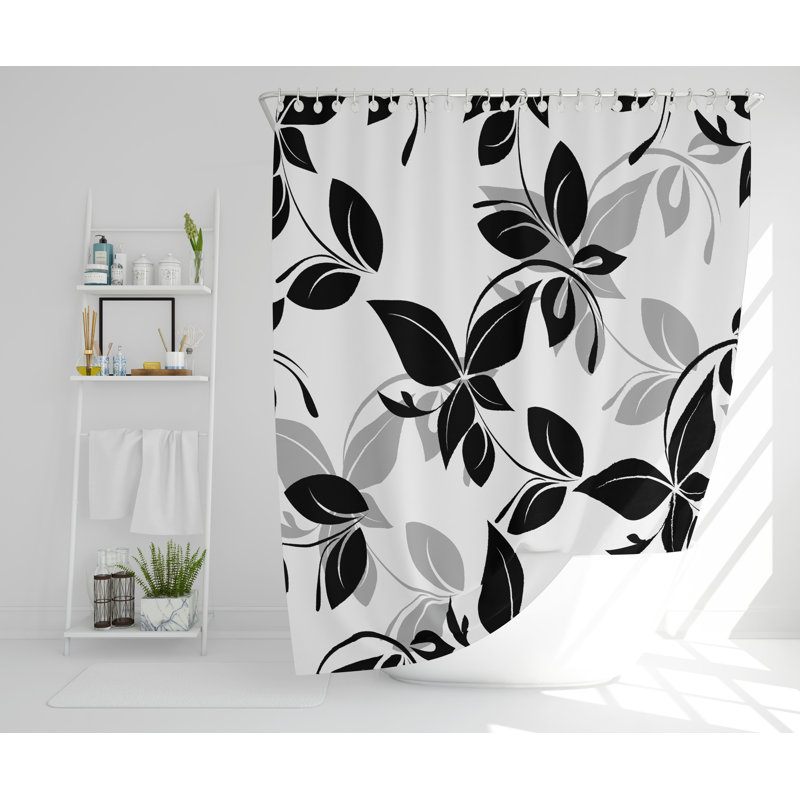 Zaid Polyester Shower Curtain, 168cm H x 168cm W