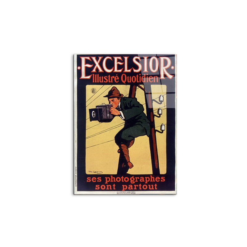 Excelsior Affiche By Art Studio 80cm H X 60cm W CrystalArt Material Acrylic Glass Effect, Frameless Panel Lightweight Ready to Hang