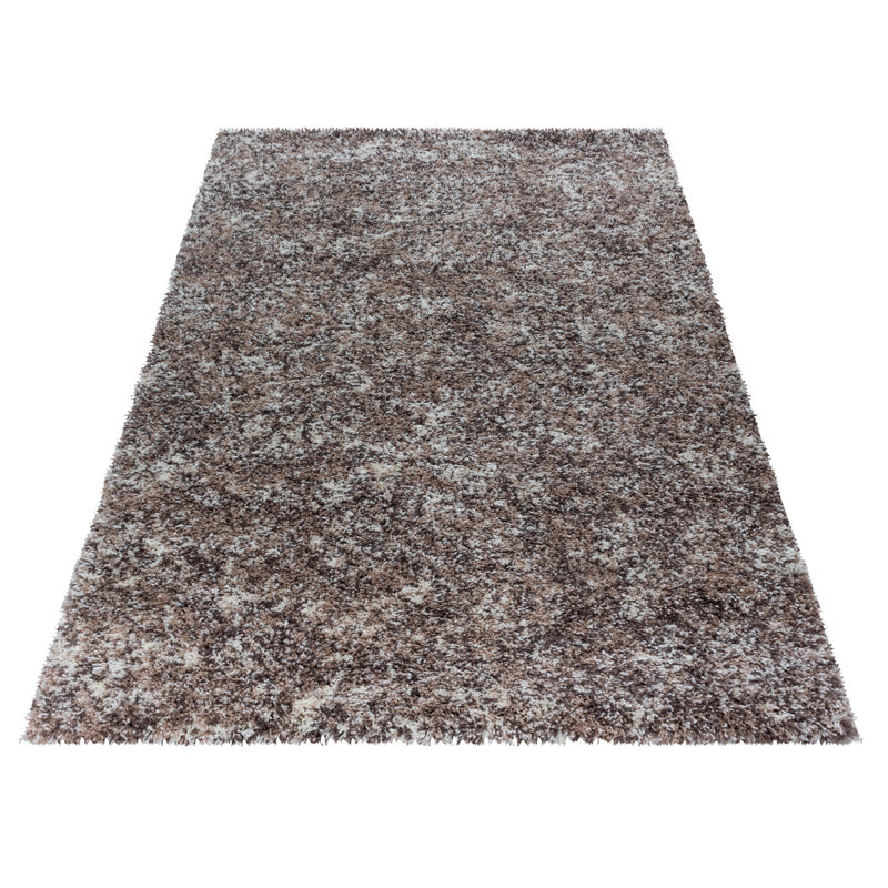 Hearn Solid Colour Shag Area Rug, Rectangle 200 x 290cm