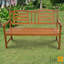 Izaguirre Wooden Garden Bench-48189588