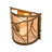 Rustic Lodge Flush Mounted Sconce