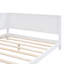 Solid Wood Full Size Daybed/ Bed In White - Elegant Mid-Century Modern Look For Bedroom Extra Durability-230521163-230521160